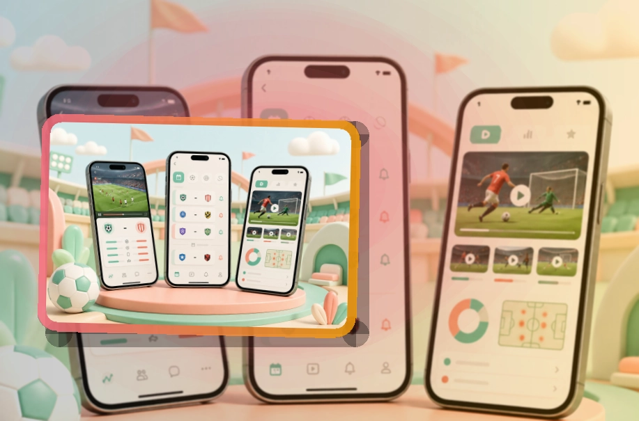 世界杯官网 App看赛优势 页面展示